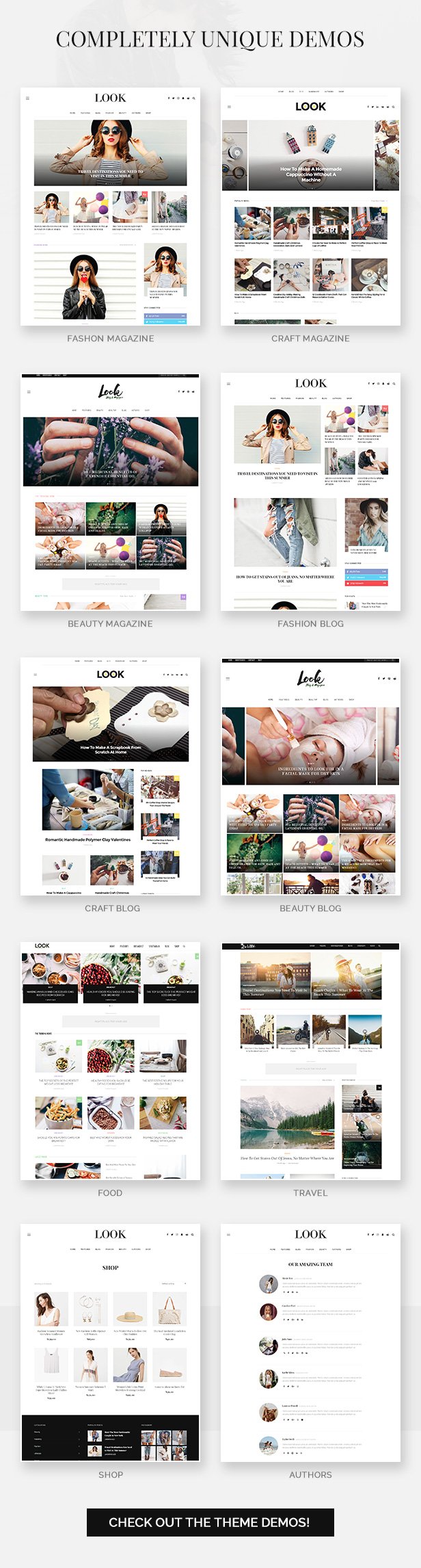 tf demo - Look: Minimal Magazine and Blog WordPress Theme