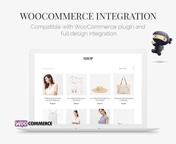 look wordpress theme one shop supported